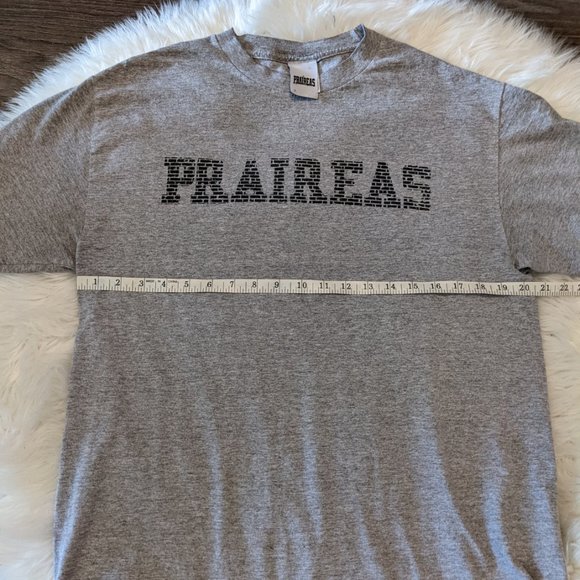 Praireas - Mens Large T Shirt - Grey - Picture 3 of 4
